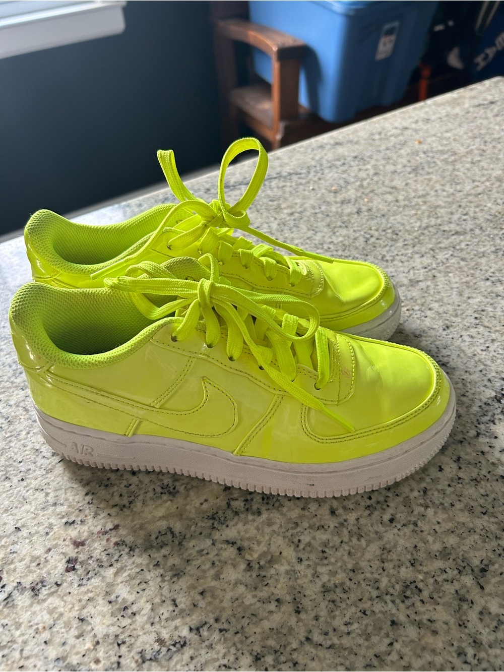 Nike Neon Yellow Low-Top Sneakers